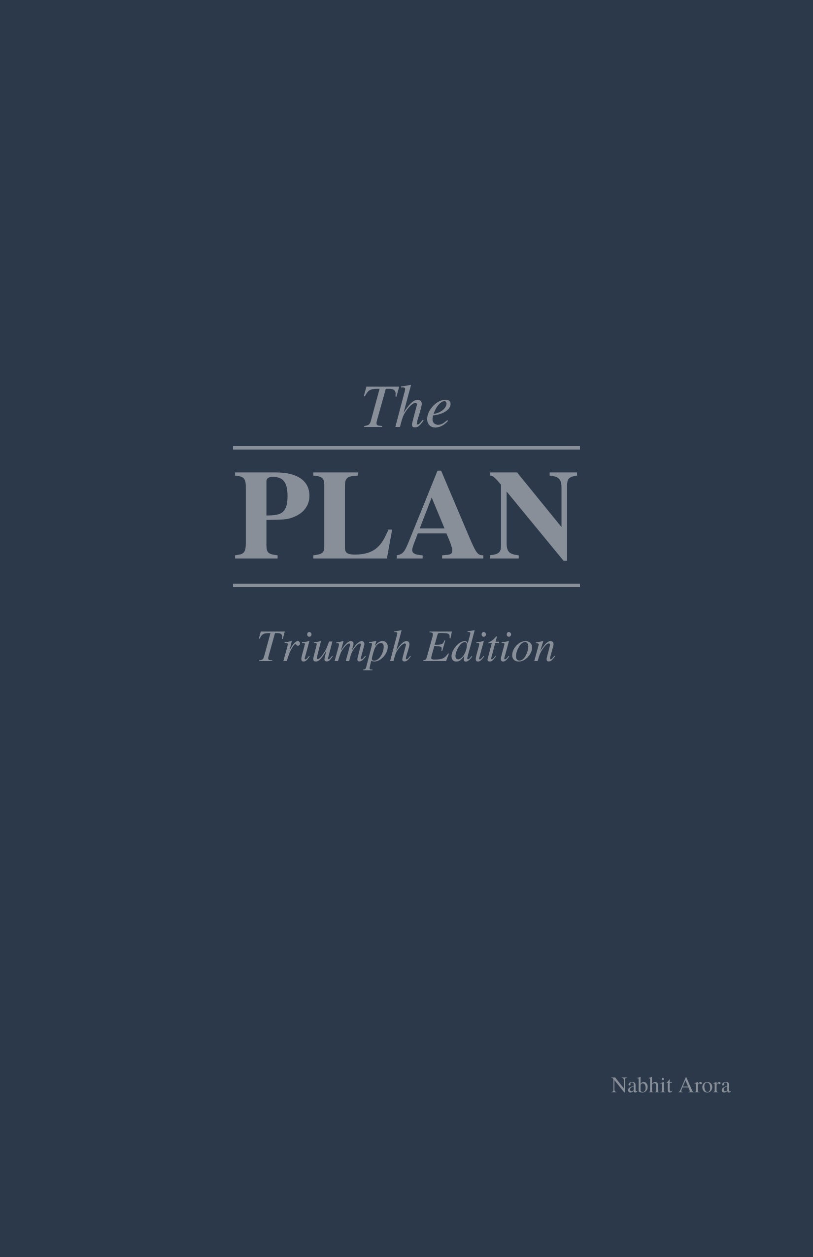 The Plan: Complete Set — All Five Editions